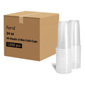[1,000 ct] 24 oz Plastic U-Rim Cold Cups (95 mm), PP